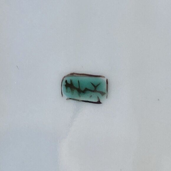 Vintage Kutani Yugaku Rectangle Plate Set Of 5 , Each Different Floral Design - Picture 4 of 16